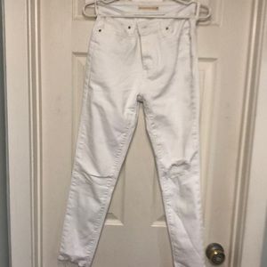 Levi 721 skinny ankle distressed